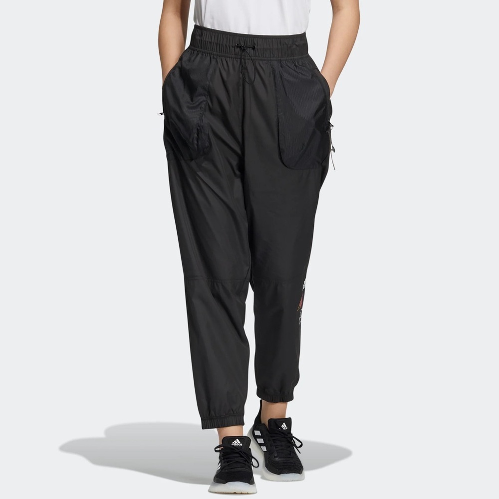ADIDAS Black Tracksuit Joggers sz L
